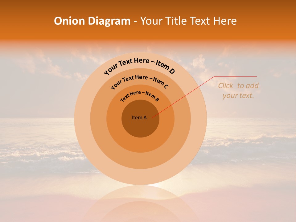 Surf Sandy Dusk PowerPoint Template