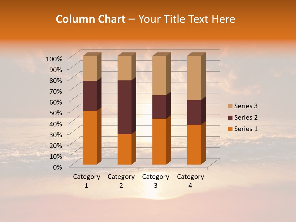 Surf Sandy Dusk PowerPoint Template