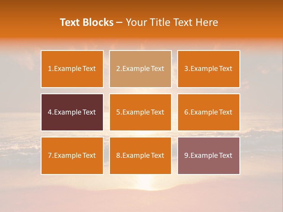 Surf Sandy Dusk PowerPoint Template