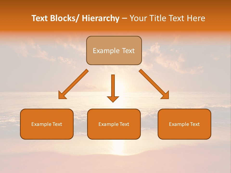 Surf Sandy Dusk PowerPoint Template