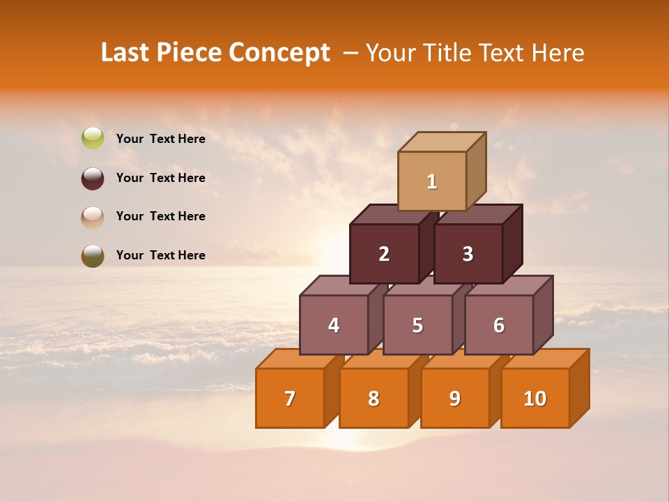 Surf Sandy Dusk PowerPoint Template