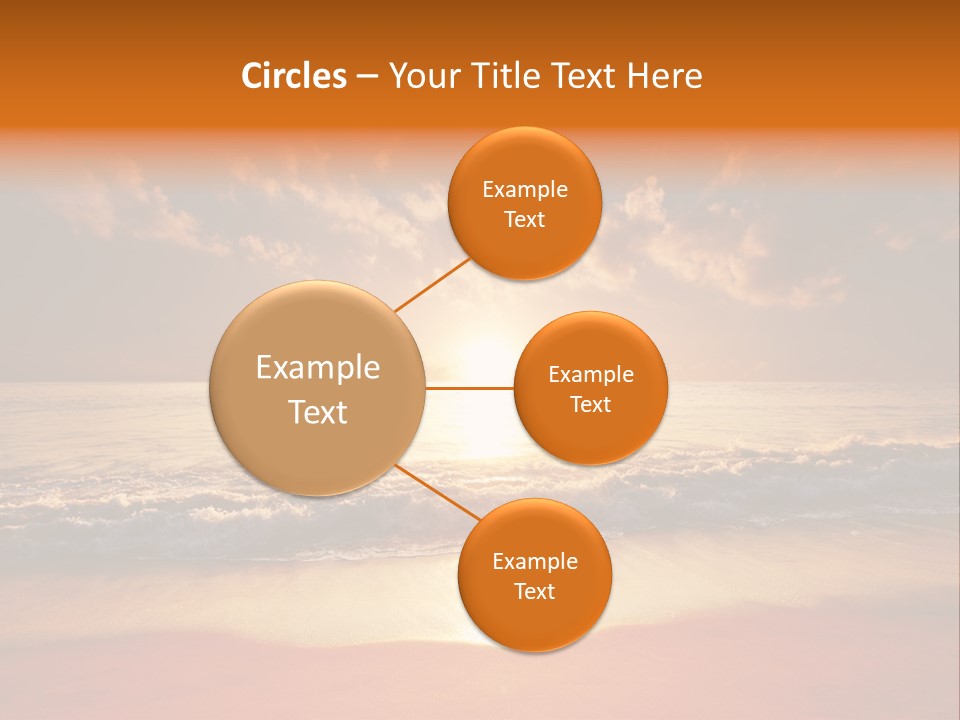 Surf Sandy Dusk PowerPoint Template