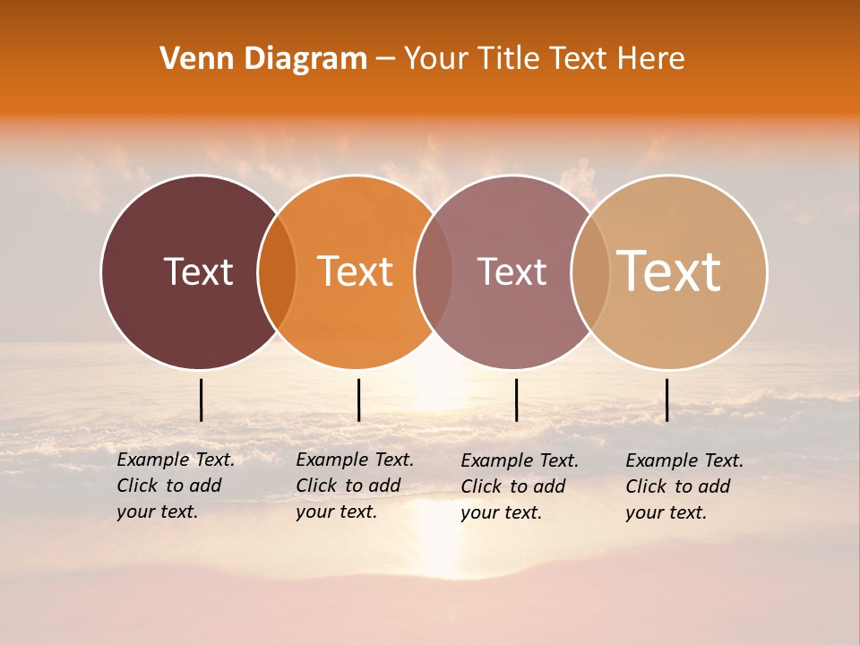 Surf Sandy Dusk PowerPoint Template