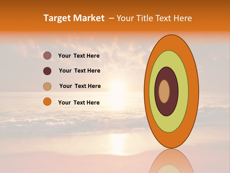 Surf Sandy Dusk PowerPoint Template