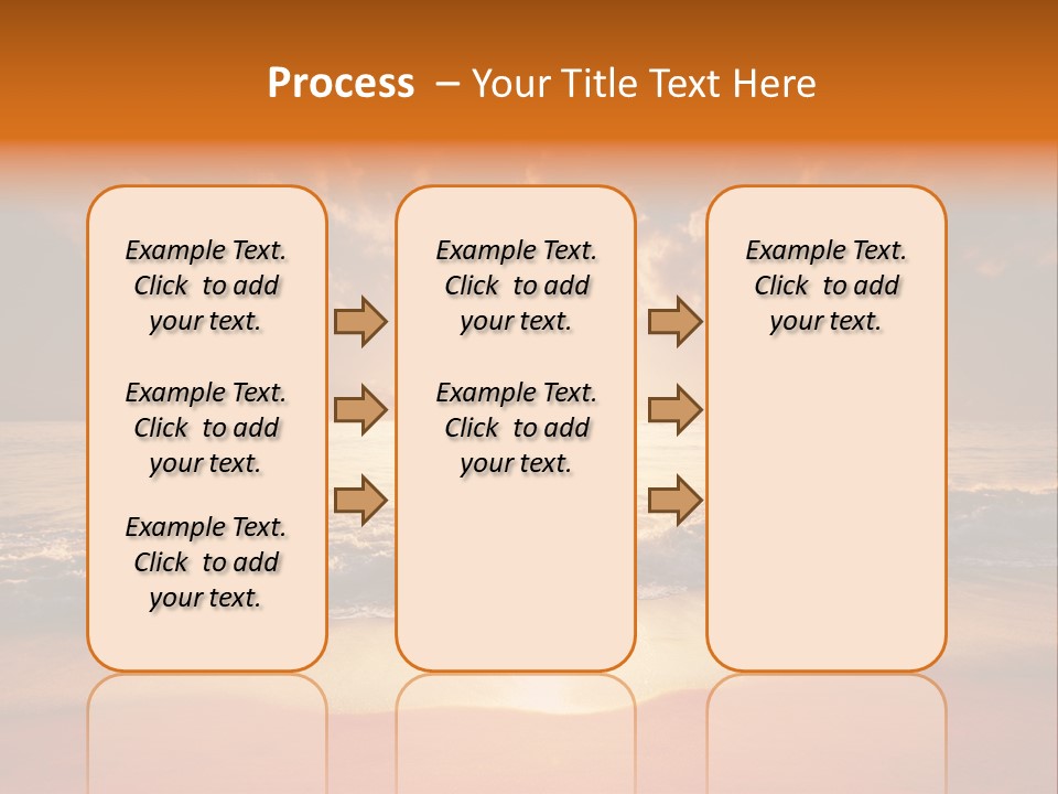 Surf Sandy Dusk PowerPoint Template