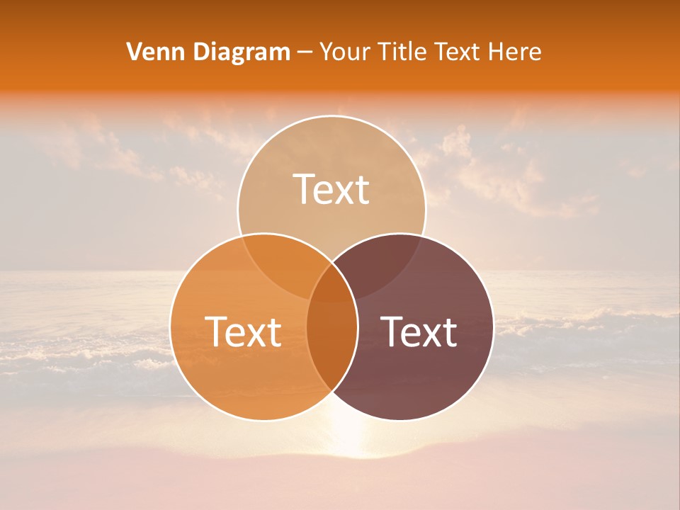 Surf Sandy Dusk PowerPoint Template