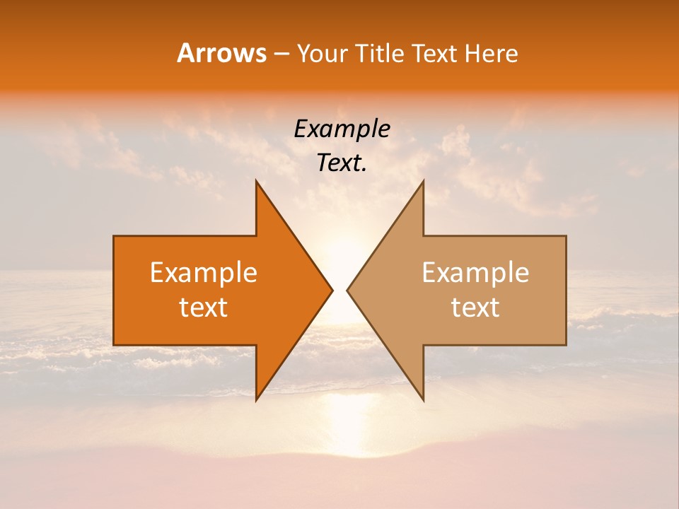 Surf Sandy Dusk PowerPoint Template