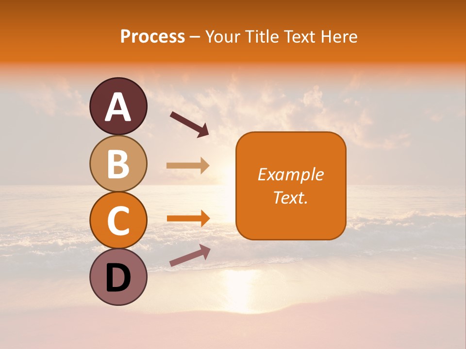 Surf Sandy Dusk PowerPoint Template