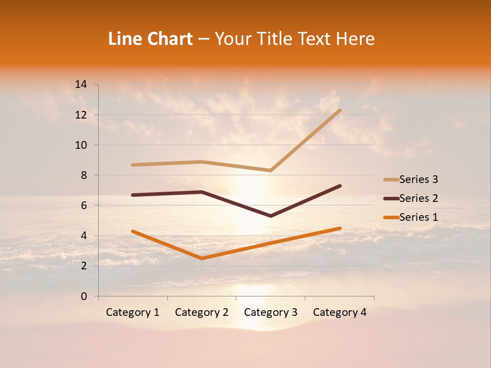 Surf Sandy Dusk PowerPoint Template