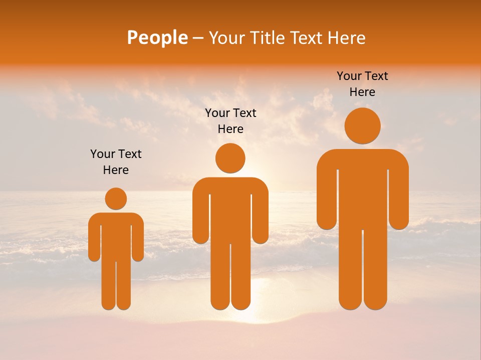 Surf Sandy Dusk PowerPoint Template