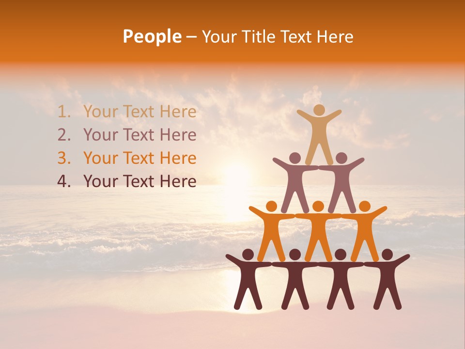 Surf Sandy Dusk PowerPoint Template