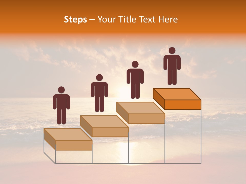 Surf Sandy Dusk PowerPoint Template