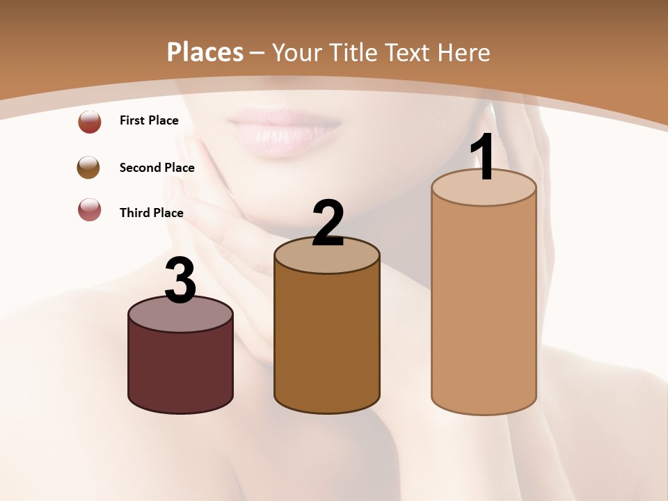 Health Young Lips PowerPoint Template