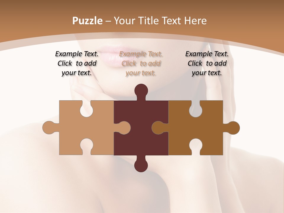 Health Young Lips PowerPoint Template