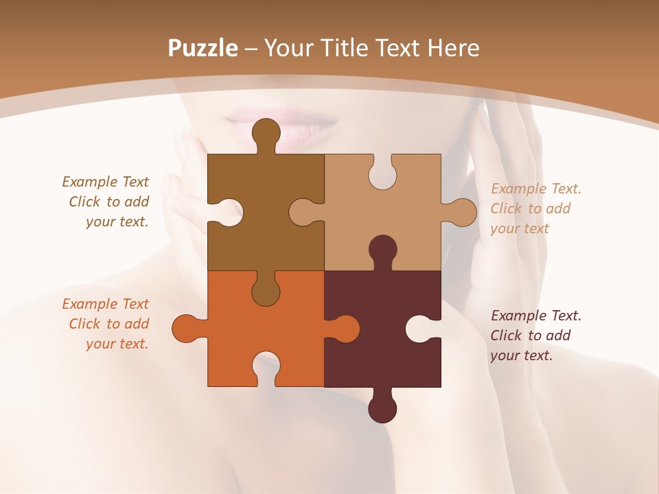 Health Young Lips PowerPoint Template