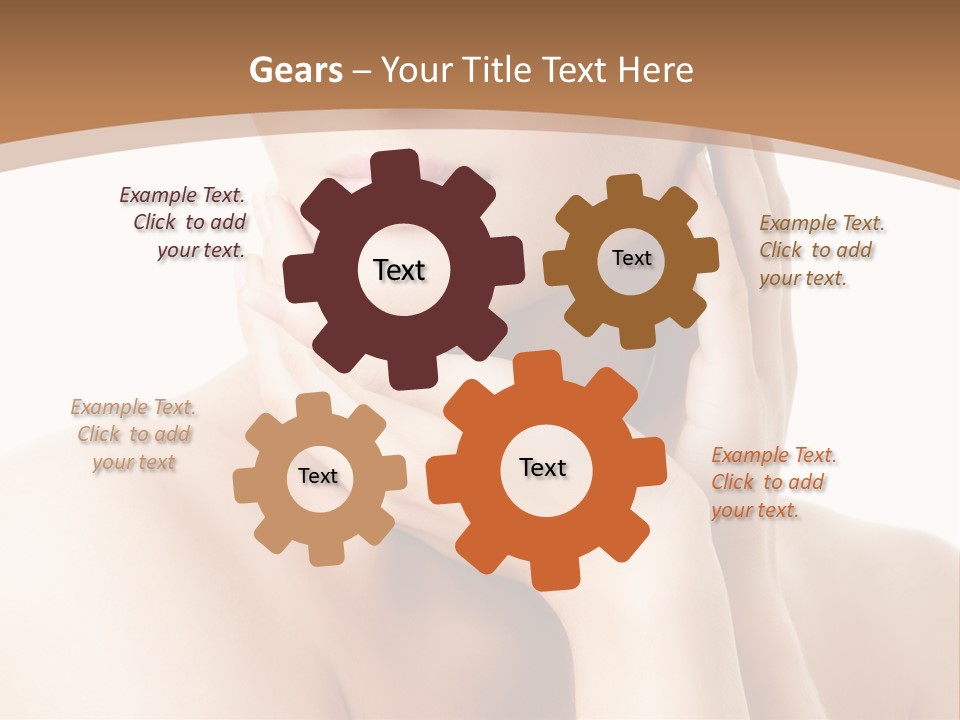 Health Young Lips PowerPoint Template