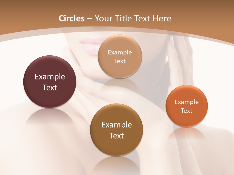 Health Young Lips PowerPoint Template