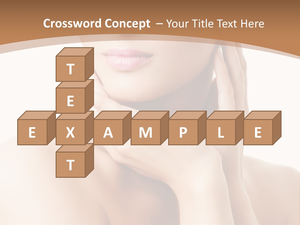 Health Young Lips PowerPoint Template