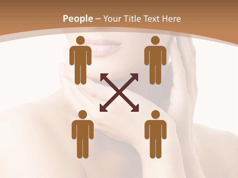 Health Young Lips PowerPoint Template