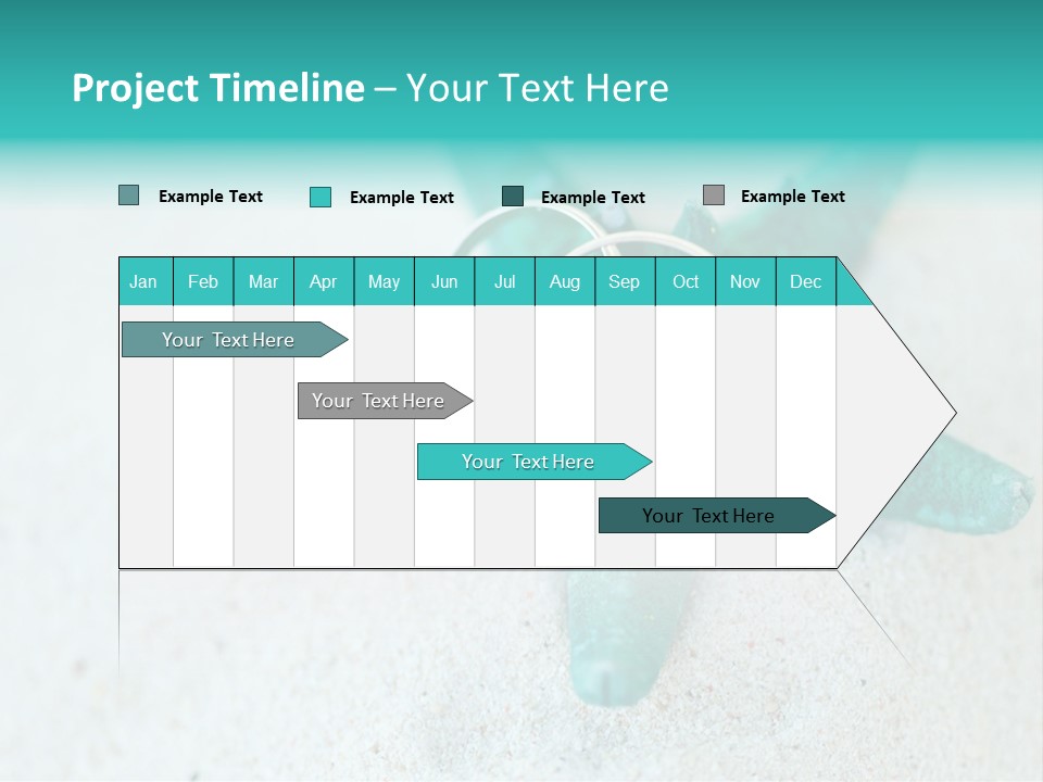 A Starfish With A Ring On It Is On The Sand PowerPoint Template