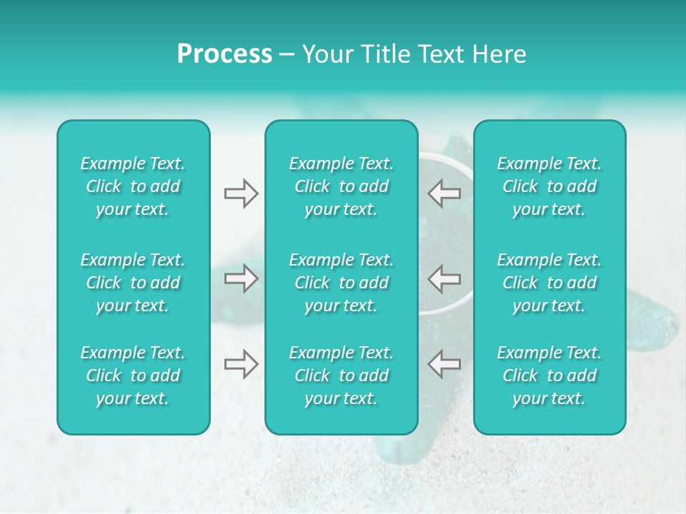 A Starfish With A Ring On It Is On The Sand PowerPoint Template