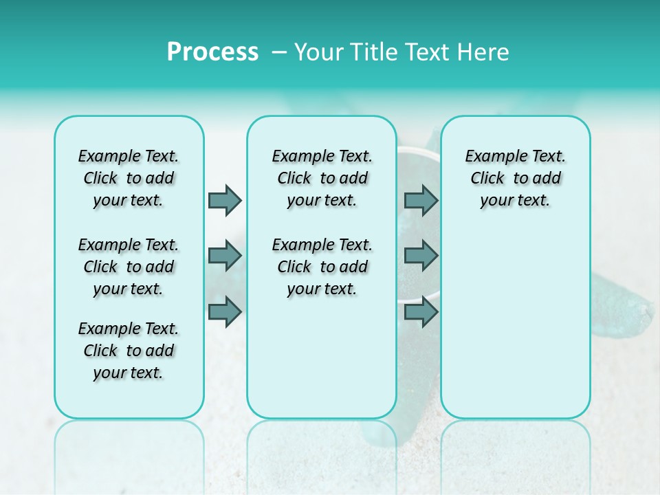 A Starfish With A Ring On It Is On The Sand PowerPoint Template