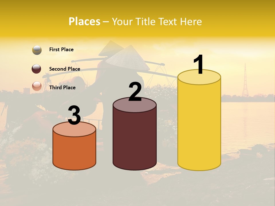 Market Life Hanoi PowerPoint Template