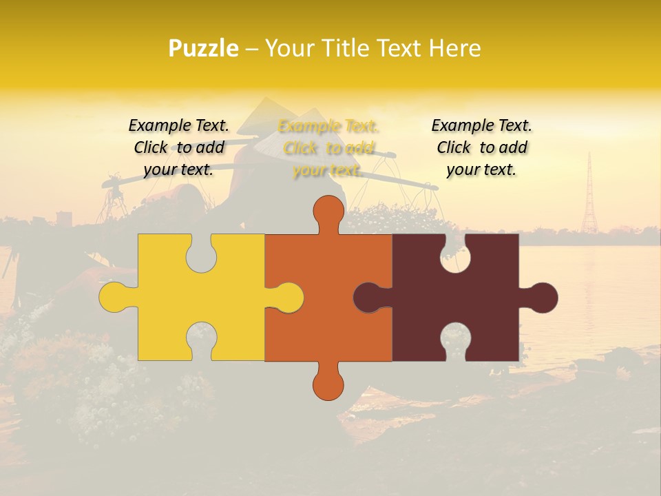 Market Life Hanoi PowerPoint Template