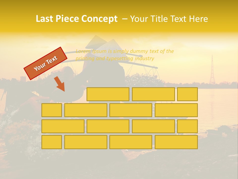 Market Life Hanoi PowerPoint Template