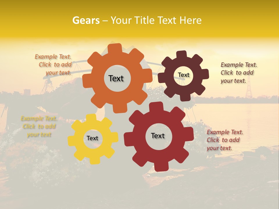 Market Life Hanoi PowerPoint Template