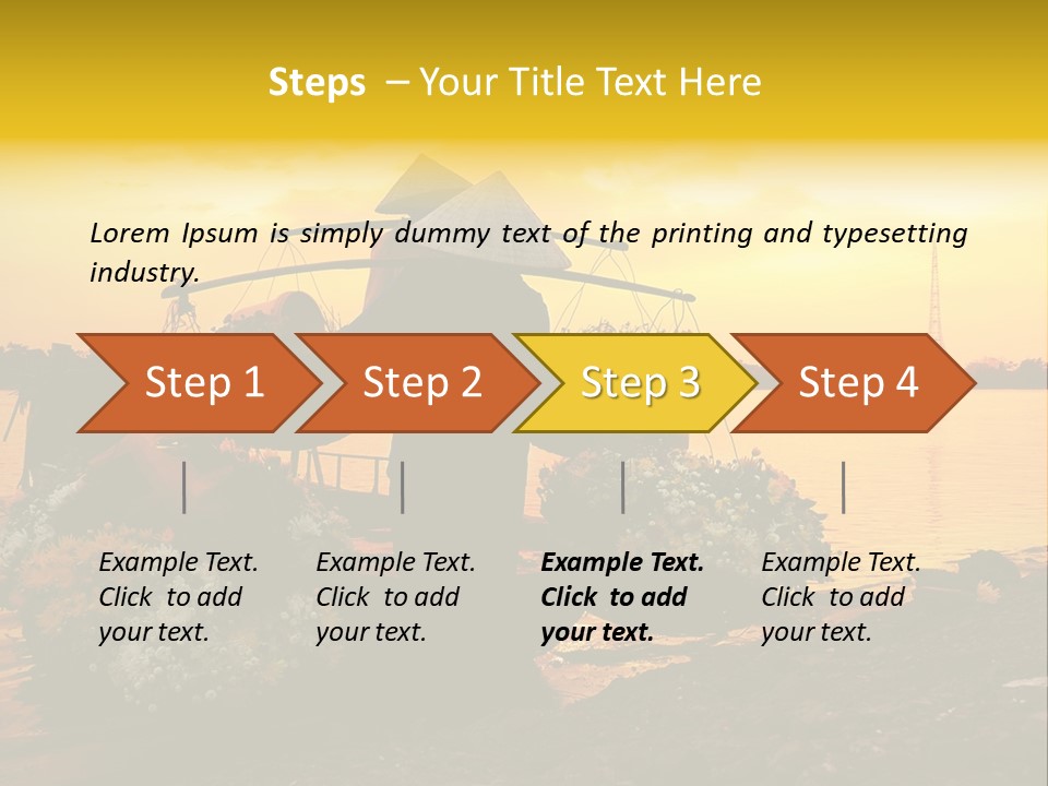 Market Life Hanoi PowerPoint Template