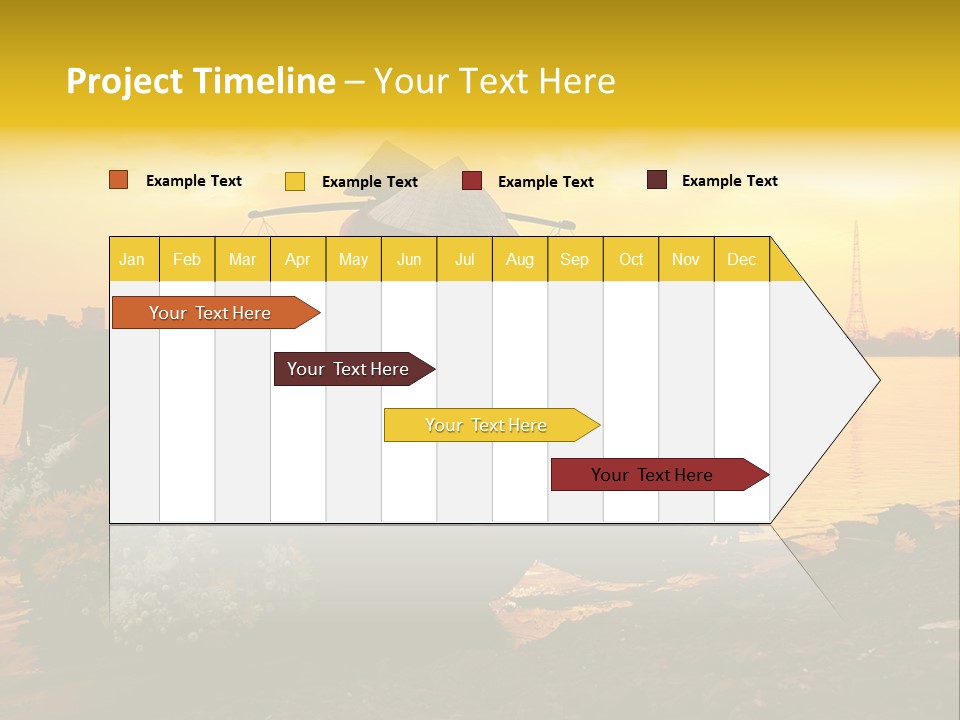 Market Life Hanoi PowerPoint Template