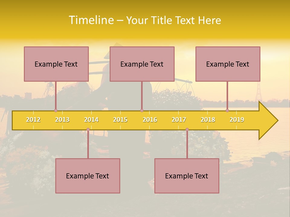 Market Life Hanoi PowerPoint Template