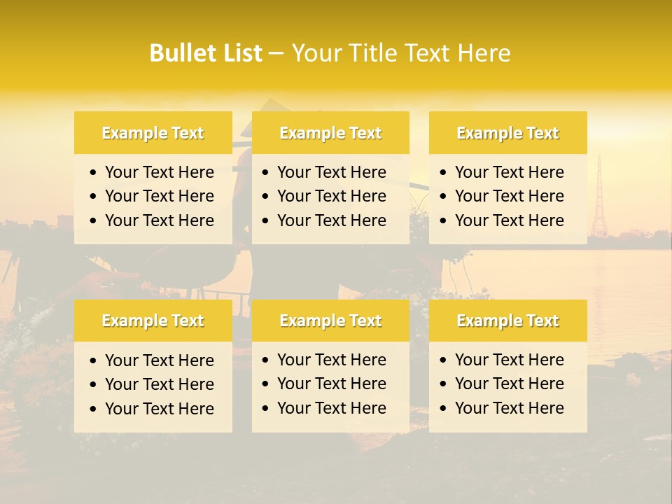 Market Life Hanoi PowerPoint Template