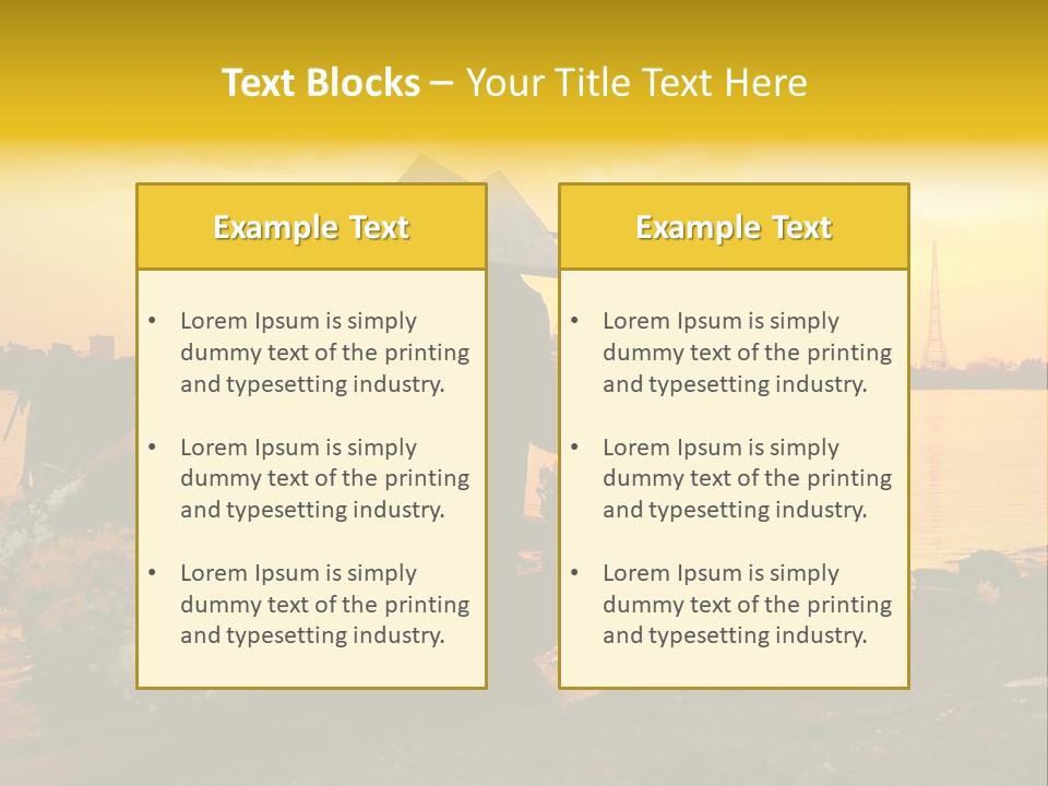 Market Life Hanoi PowerPoint Template