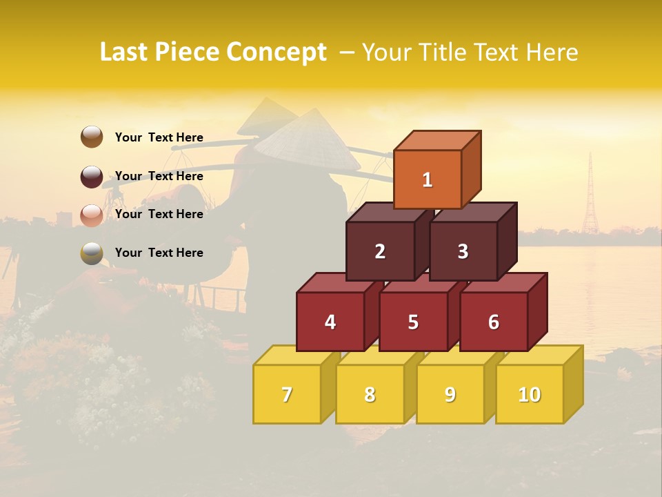 Market Life Hanoi PowerPoint Template