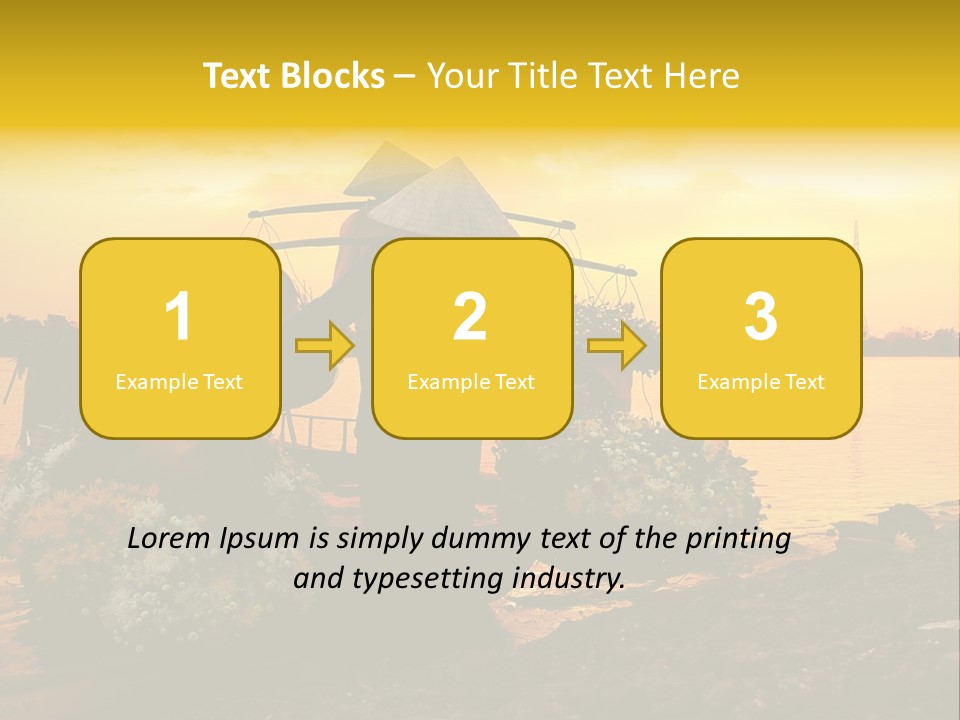 Market Life Hanoi PowerPoint Template