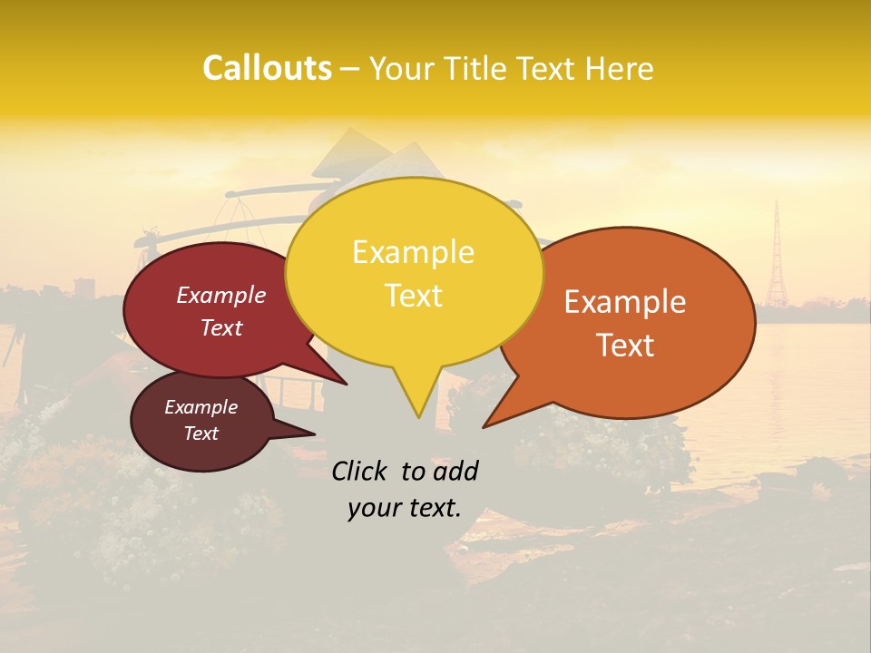 Market Life Hanoi PowerPoint Template
