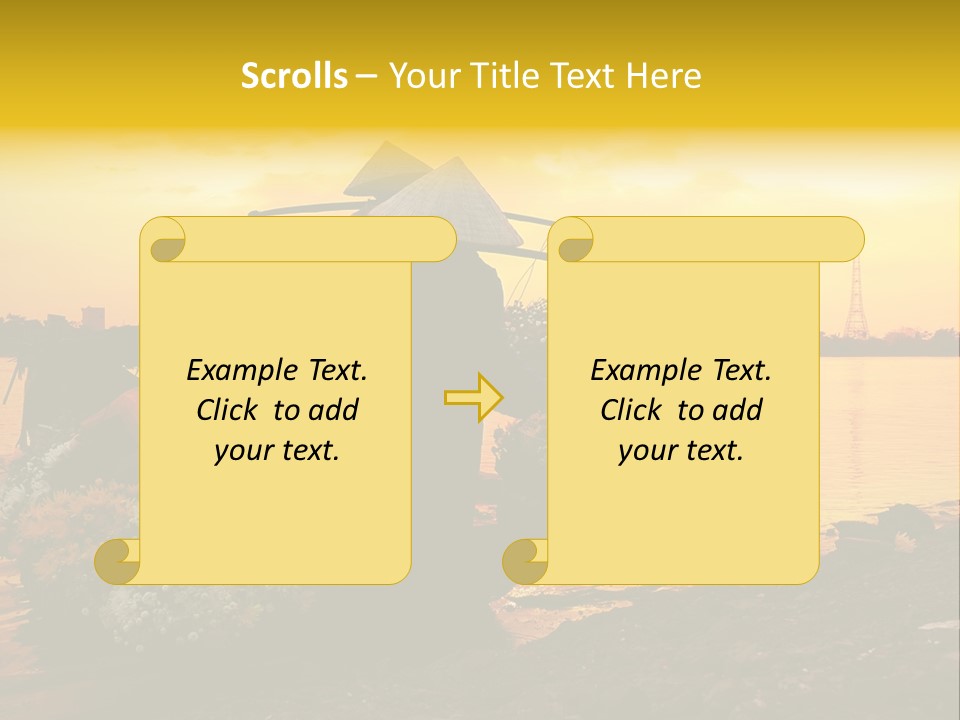 Market Life Hanoi PowerPoint Template