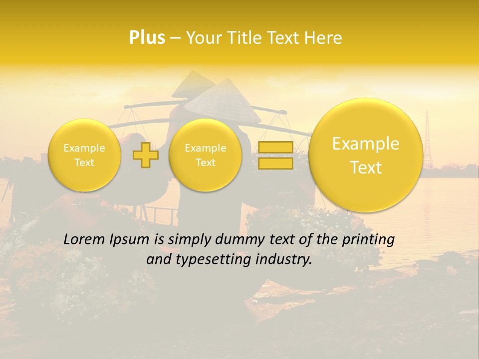 Market Life Hanoi PowerPoint Template