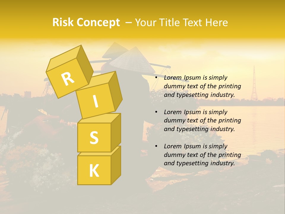 Market Life Hanoi PowerPoint Template