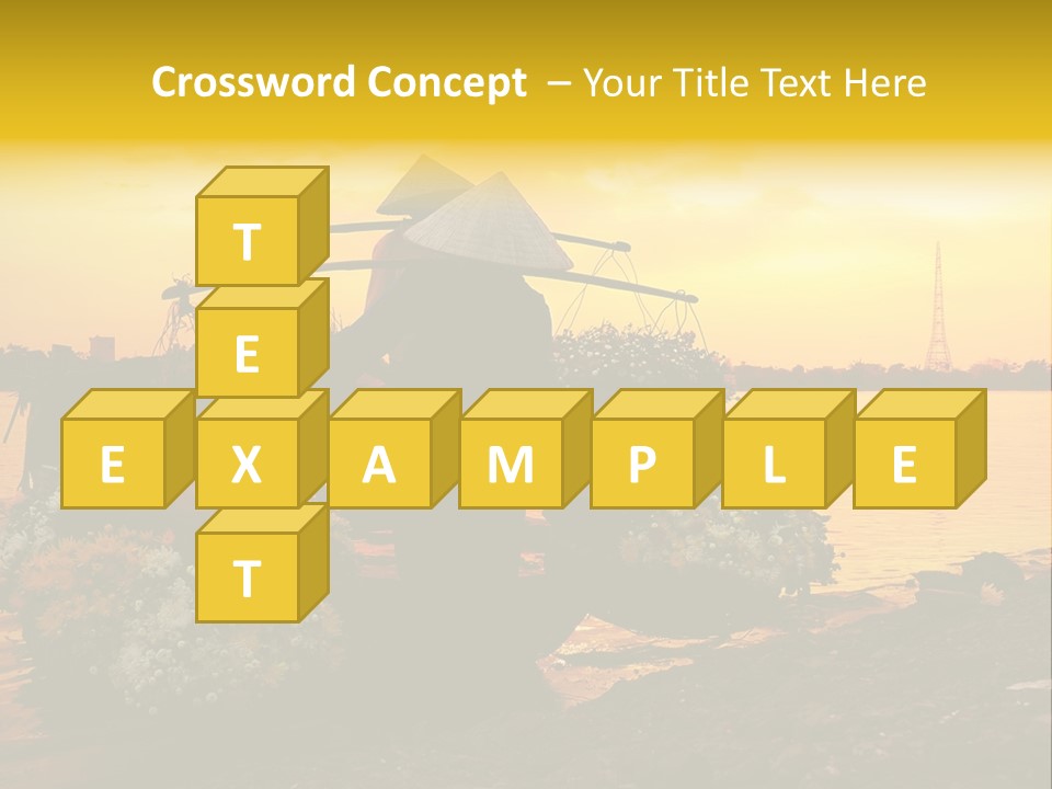 Market Life Hanoi PowerPoint Template