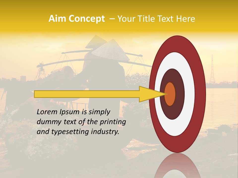 Market Life Hanoi PowerPoint Template