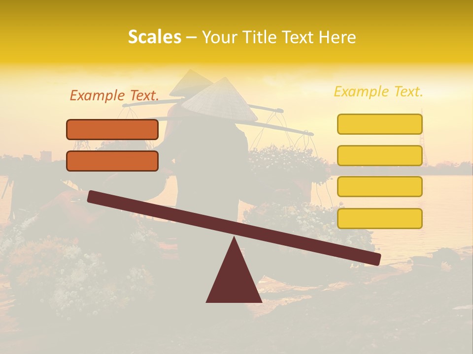 Market Life Hanoi PowerPoint Template