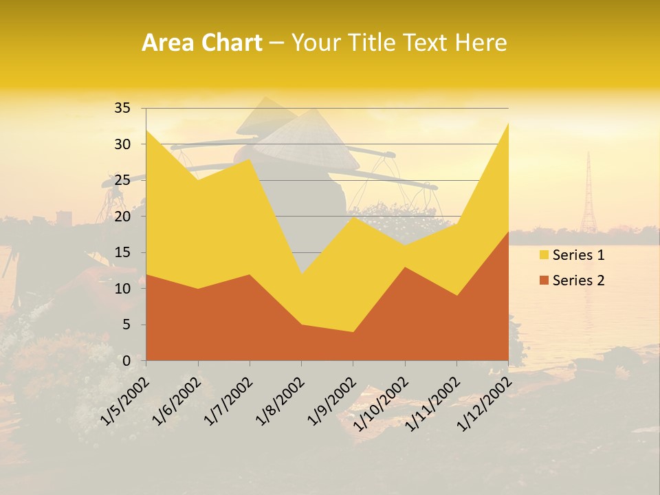 Market Life Hanoi PowerPoint Template