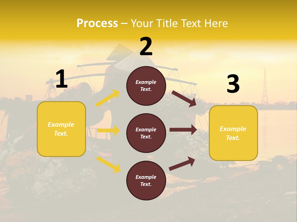 Market Life Hanoi PowerPoint Template