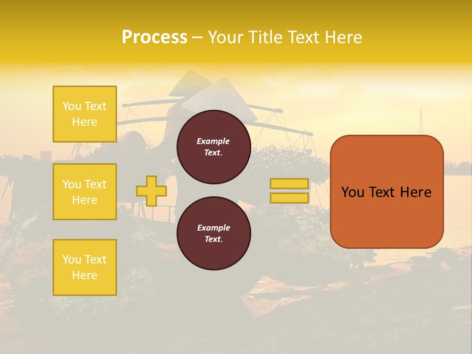 Market Life Hanoi PowerPoint Template