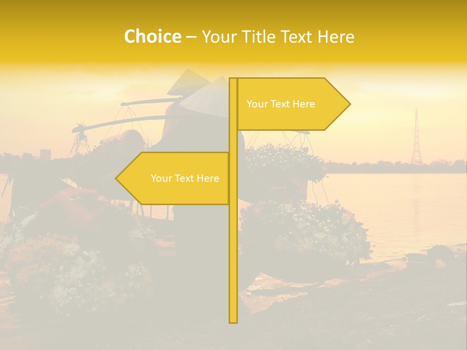 Market Life Hanoi PowerPoint Template