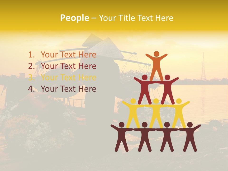 Market Life Hanoi PowerPoint Template