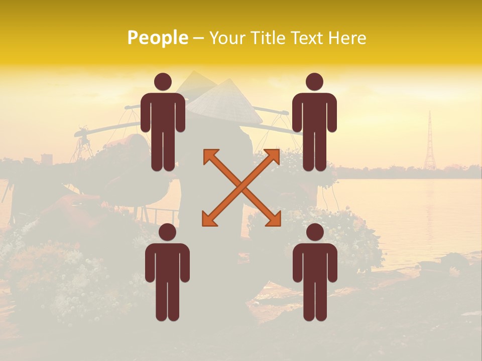 Market Life Hanoi PowerPoint Template